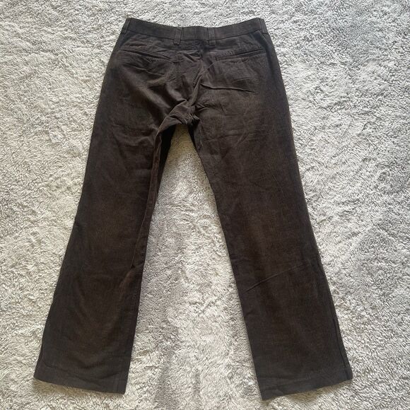 Selected Men’s Vintage Brown Corduroy Pants 33X31 Break TRS Straight 90’s Y2K - Picture 8 of 9